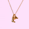 Jewelry Pendant Necklace Denim Boots Cowboy Hat Retro Style Copper Titanium Steel Electroplated 18K Gold