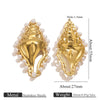 Jewelry Pendant Stainless Steel Conch Starfish Oval Electroplating