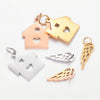 Jewelry Pendant Stainless Steel Heart House Cut Out Wings Polished Electroplated