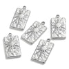 Jewelry Pendant Stainless Steel 18K Gold Plated Electroplating Craft Ellipse Handmade Diy Tarot Card