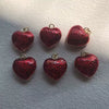 Jewelry Pendant Strawberry Heart Water Drop Bell Copper Electroplating Oil Dripping Light Luxury Pastoral Style