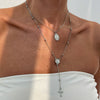 Jewelry 3Piece Set With Cross Frame Chain Necklace Copperclad Iron Copper Alloy Geometric Electroplating