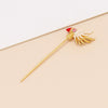 Jewelry Pin Accessories Alloy Silver Plated Gold Plated Copperplated Handmade With Baking Paint Magic Wand Elf Staff Design