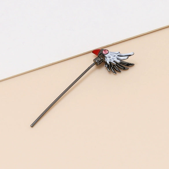 Jewelry Pin Accessories Alloy Silver Plated Gold Plated Copperplated Handmade With Baking Paint Magic Wand Elf Staff Design