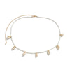 Jewelry Plastic Beaded Woven Body Chain Waist Chain With Shell Tassel For Women