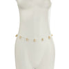 Jewelry Plastic Beaded Woven Body Chain Waist Chain With Shell Tassel For Women