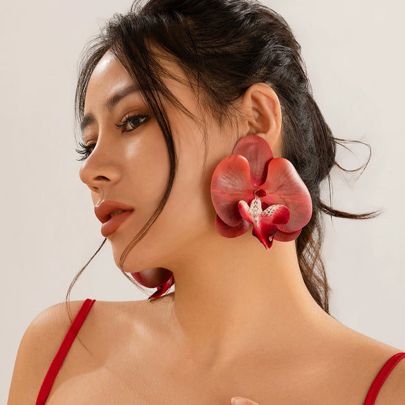 Jewelry Plastic Flower Pendant Neck Chain For Women