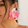 Jewelry Plastic Flower Pendant Neck Chain For Women