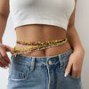 Jewelry Plastic Imitation Pearl Shell Simple Beaded Body Waist Chain For Women