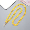 Jewelry Plastic Resin Acrylic Crossbody Chain Handmade Painted