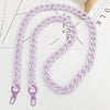 Jewelry Plastic Resin Acrylic Crossbody Chain Handmade Painted