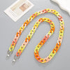 Jewelry Plastic Resin Acrylic Crossbody Chain Handmade Painted