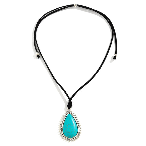 Jewelry Plastic Resin Alloy Dropshaped Handmade Love Pendant Clavicle Chain Necklace For Women