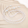 Jewelry Plastic Resin Handmade Beaded Mobile Phone Chain With Stars Sun And Moon Clouds Cosmic Pattern