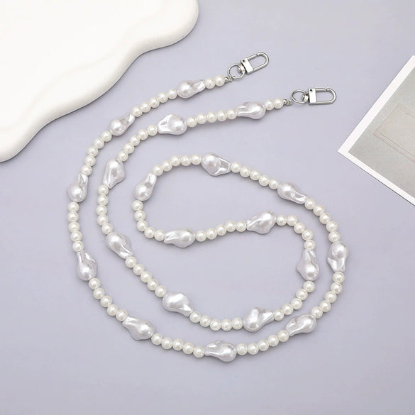 Jewelry Plastic Resin Handmade Beaded Mobile Phone Chain With Stars Sun And Moon Clouds Cosmic Pattern