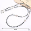 Jewelry Plastic Resin Handmade Beaded Mobile Phone Chain With Stars Sun And Moon Clouds Cosmic Pattern