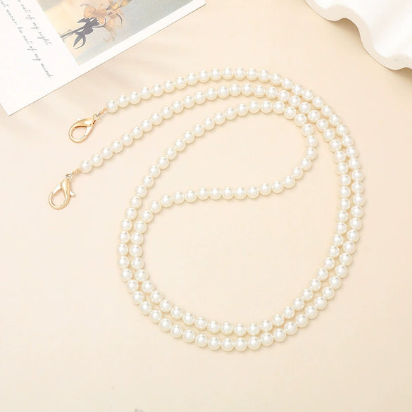 Jewelry Plastic Resin Handmade Beaded Mobile Phone Chain With Stars Sun And Moon Clouds Cosmic Pattern