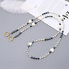 Jewelry Plastic Resin Handmade Beaded Mobile Phone Chain With Stars Sun And Moon Clouds Cosmic Pattern