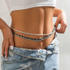 Jewelry Plastic Resin Rice Beads Handmade Women's Geometric Navel Waist Chain