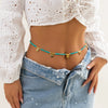 Jewelry Plastic Waist Chain Set Multicircle Women Beaded Shell Holiday Style