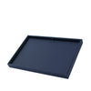 Jewelry Plate Pu Leather Black Brushed Geometric Splicing Style For Jewelry Store Props And Storage