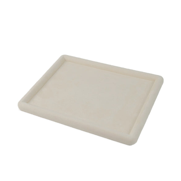 Jewelry Plate Pu Leather Rectangular Highend Style