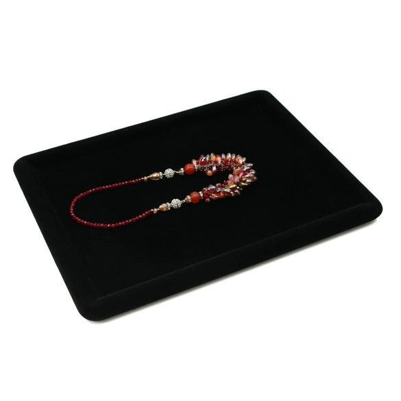 Jewelry Plate Pu Leather Rectangular Highend Style