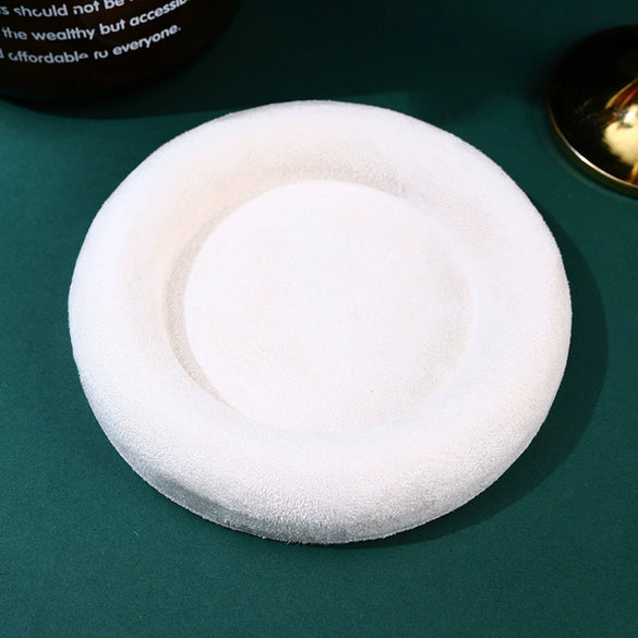 Jewelry Plate Pu Velvet Splicing Rectangular Advanced Sense