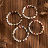 Jewelry Polymer Clay Acrylic Alloy Dripping Oil Beaded Bracelet With Crown Letters Numbers Text Pendant For Women