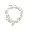 Jewelry Punk Creative Round Bead Imitation Pearl Tassel Necklace Metal Ball Chain Geometric Style Electroplating