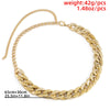 Jewelry Punk Hiphop Exaggerated Body Chain Waist Chain Simple Single Layer Thick Chain Dress Accessories