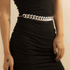 Jewelry Punk Hiphop Exaggerated Body Chain Waist Chain Simple Single Layer Thick Chain Dress Accessories
