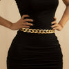 Jewelry Punk Hiphop Exaggerated Body Chain Waist Chain Simple Single Layer Thick Chain Dress Accessories