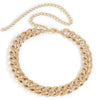 Jewelry Punk Hiphop Exaggerated Body Chain Waist Chain Simple Single Layer Thick Chain Dress Accessories