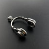 Jewelry Punk Rock Music Headphones Pendant Necklace Hiphop Stainless Steel Doll Retro Unisex