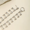 Jewelry Punk Style Earrings Nose Clips Rhinestone Geometric