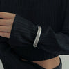Jewelry Punk Style Irregular Wide Alloy Bracelet Suit With Electroplating