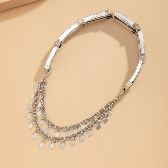 Jewelry Punk Style Metal Arm Bracelet With Electroplating Treatment