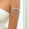 Jewelry Punk Style Metal Arm Bracelet With Electroplating Treatment