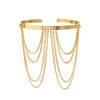 Jewelry Punk Style Metal Chain Arm Bracelet With Electroplating