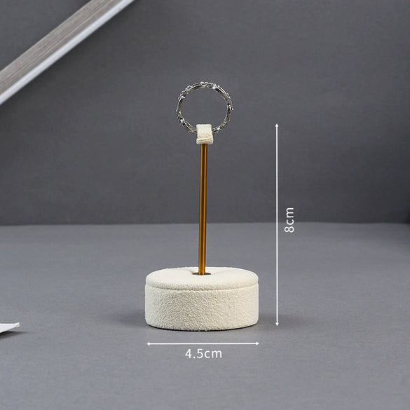 Jewelry Rack Metal Super Fiber Highend Splicing Jewelry Props For Ring Necklace Bracelet Pendant