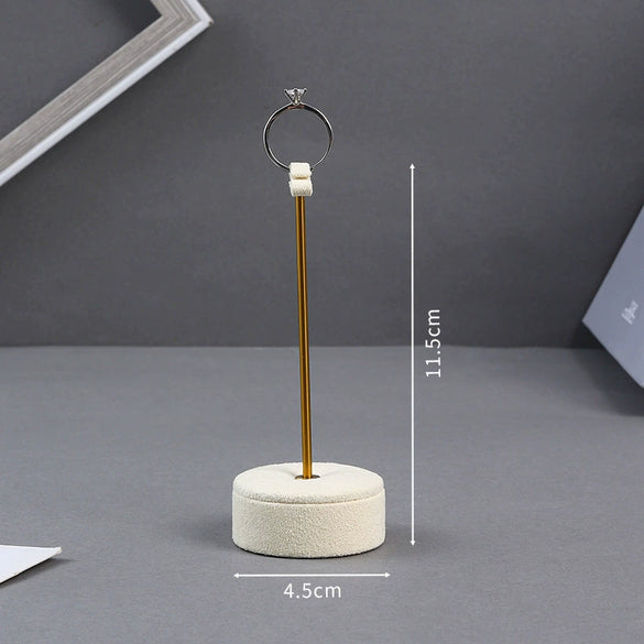 Jewelry Rack Metal Super Fiber Highend Splicing Jewelry Props For Ring Necklace Bracelet Pendant