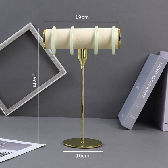 Jewelry Rack Metal Super Fiber Highend Splicing Jewelry Props For Ring Necklace Bracelet Pendant