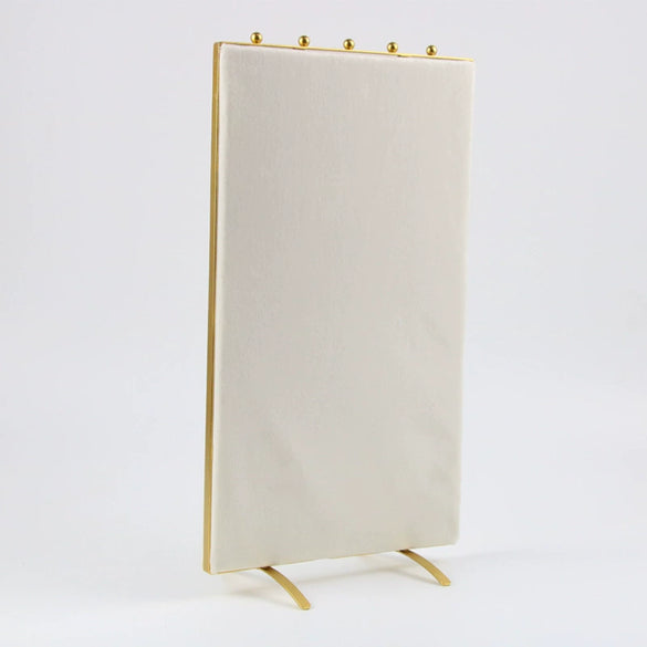 Jewelry Rack Storage Display Props Metal Screen High Sense Iron One Layer Velvet