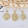 Jewelry Religious Pendant Niche Style Copper Geometric Design