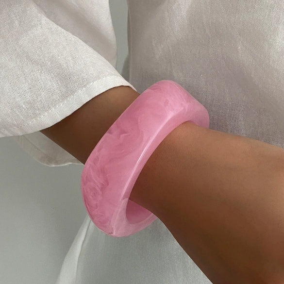 Jewelry Resin Bracelet Geometric Irregular Polish Women's Bracelet