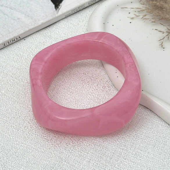 Jewelry Resin Bracelet Geometric Irregular Polish Women's Bracelet