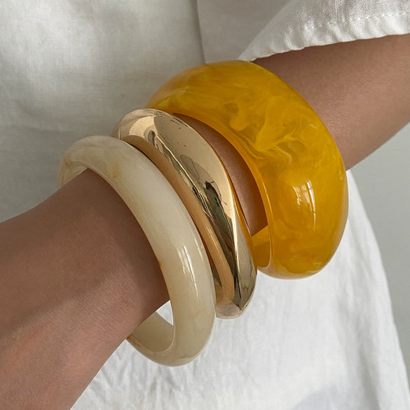 Jewelry Resin Casual Geometric Polish Bracelet