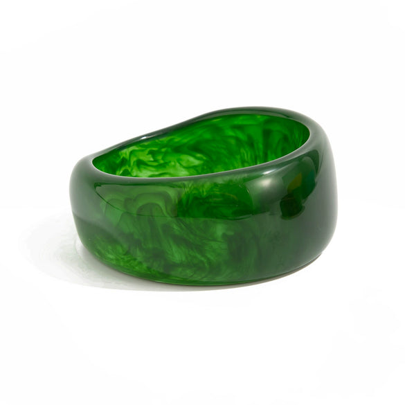 Jewelry Resin Exaggerated Retro Asymmetrical Handmade Bracelet