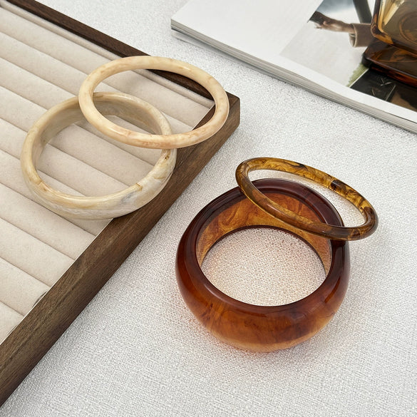 Jewelry Resin Geometric Handmade Niche Bracelet